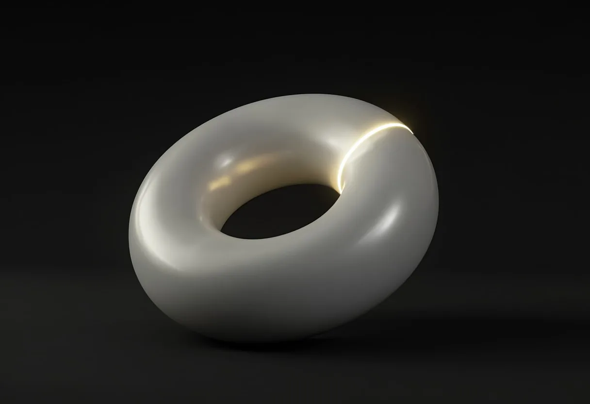 3D Glowing Torus with Seam