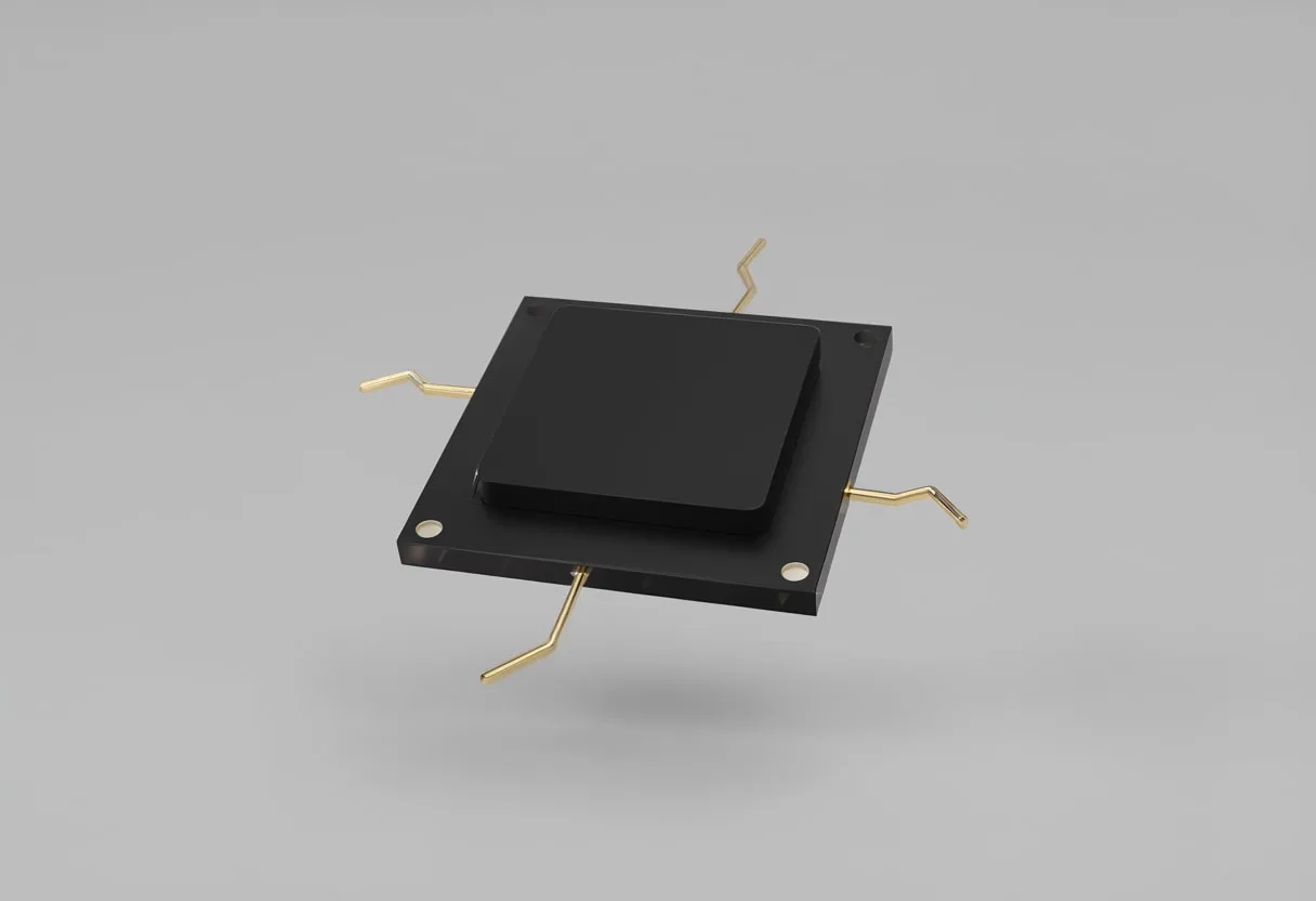 3D Processor Chip with Simple Pins