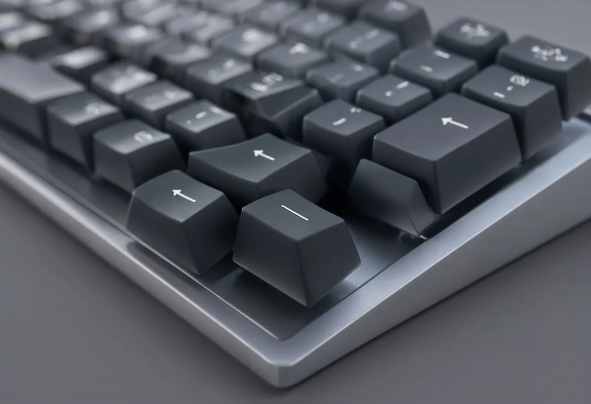3D Keyboard Corner Shallow Depth