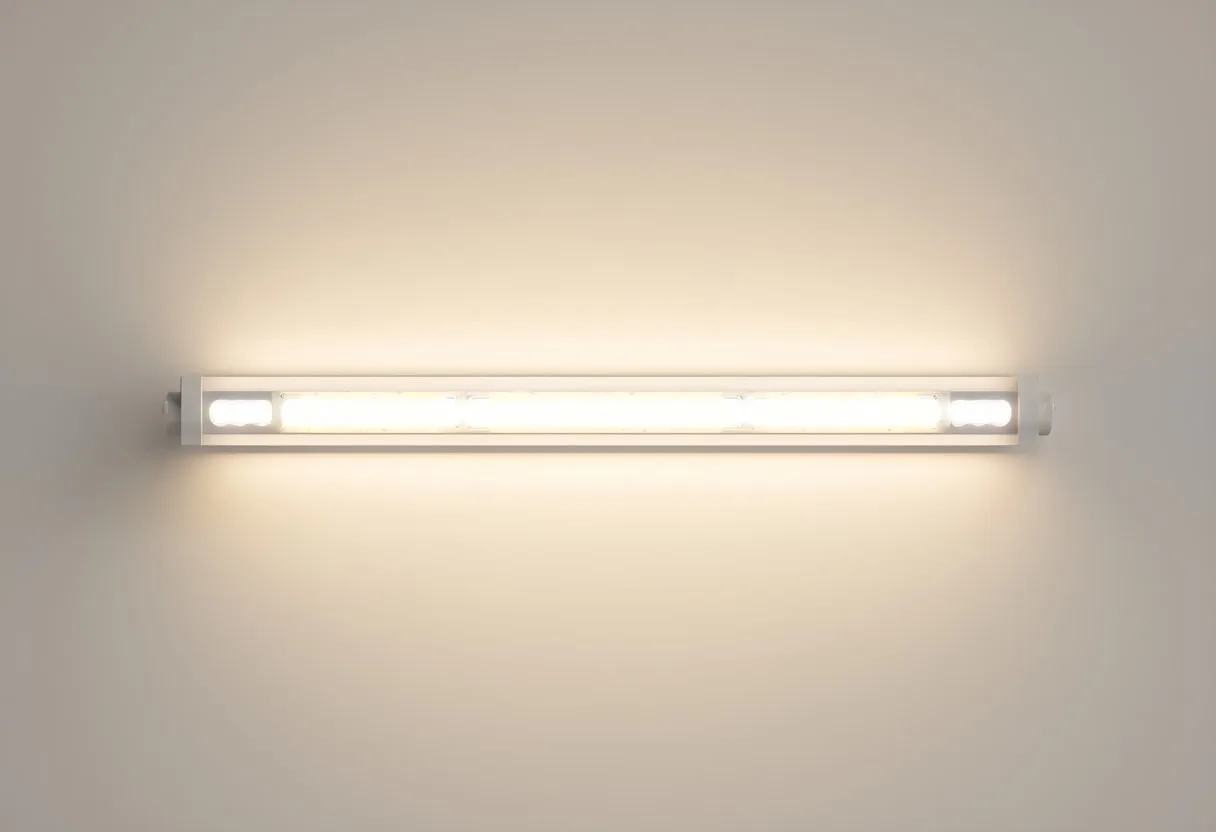 3D LED Light Bar on a Wall