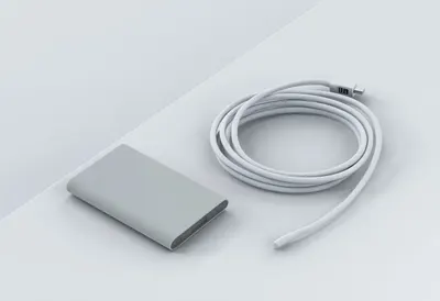 3D Power Bank and Coiled Cable