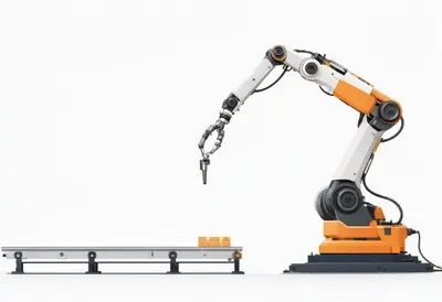 Robot Arm Assembly Illustration
