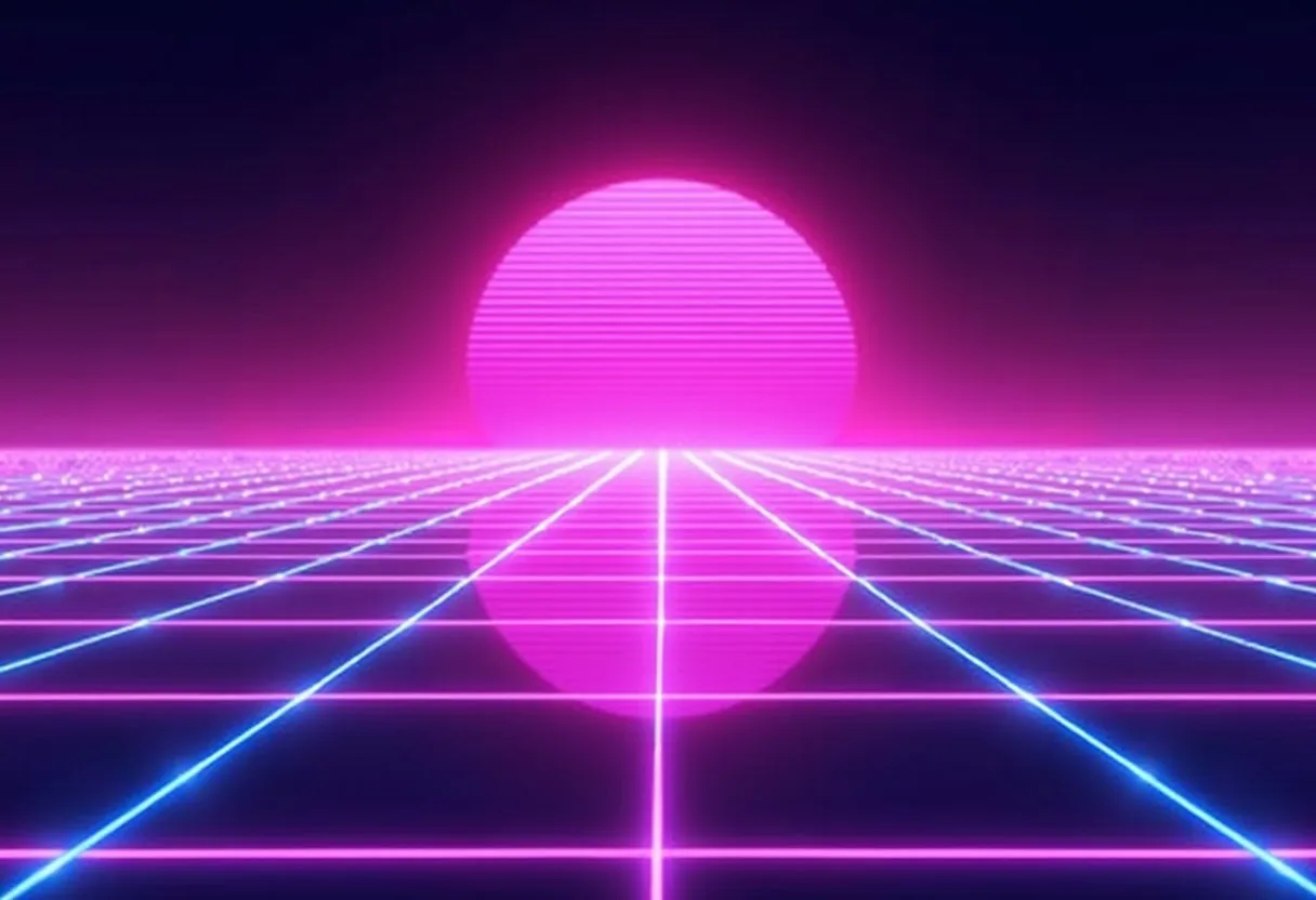 Neon Grid Horizon