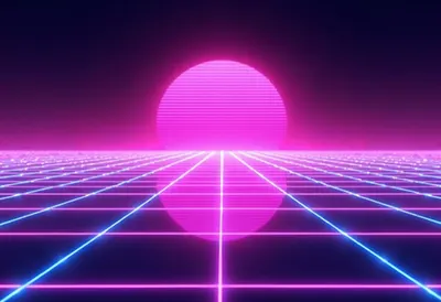 Neon Grid Horizon
