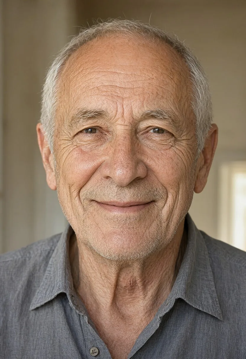Grandfather with a Warm Smile