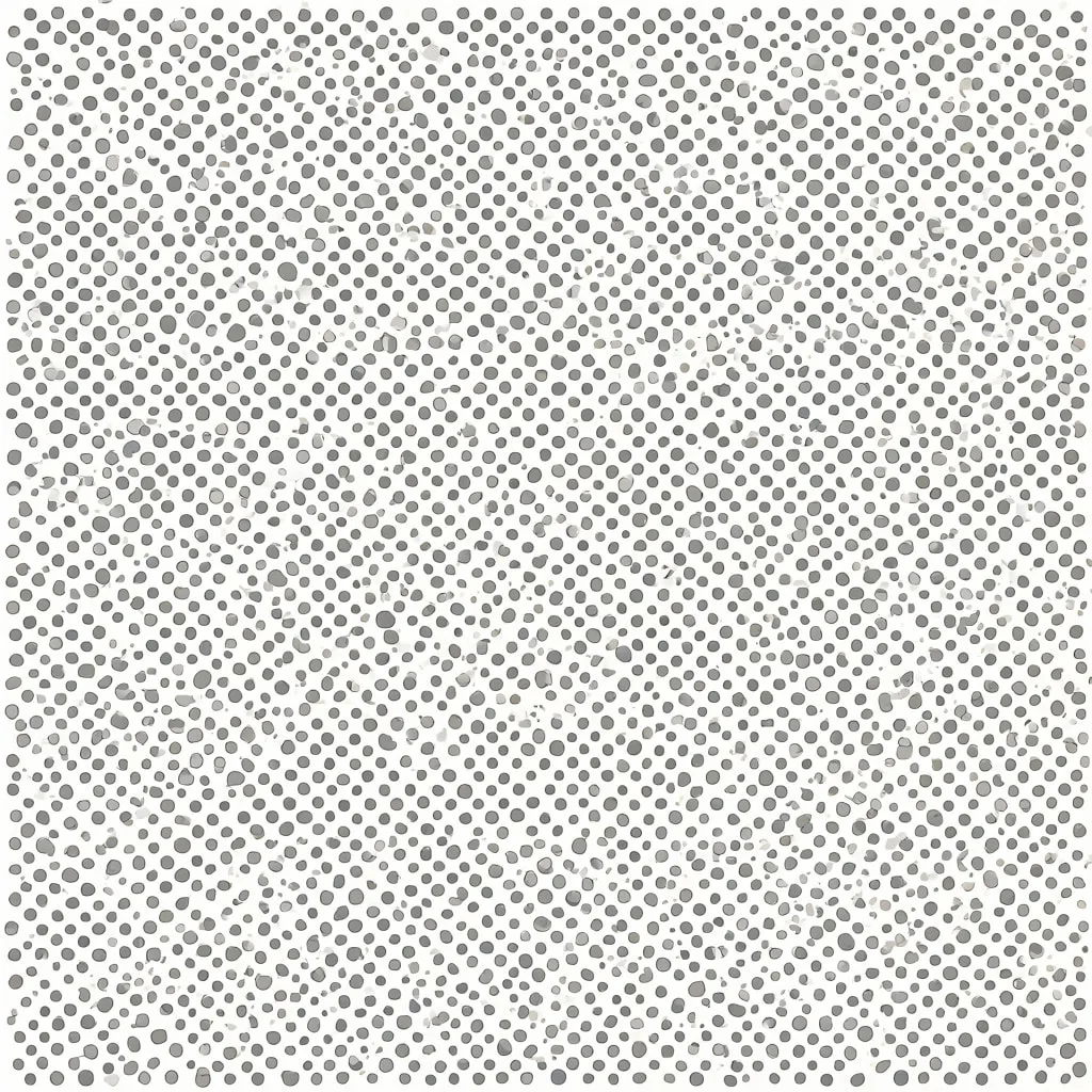 Micro Dot Grid in Charcoal