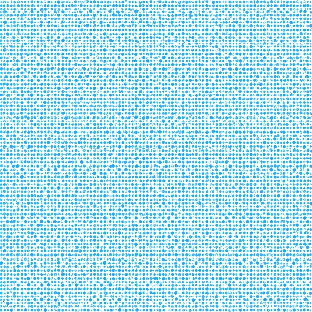 Halftone Dot Gradient in Blue