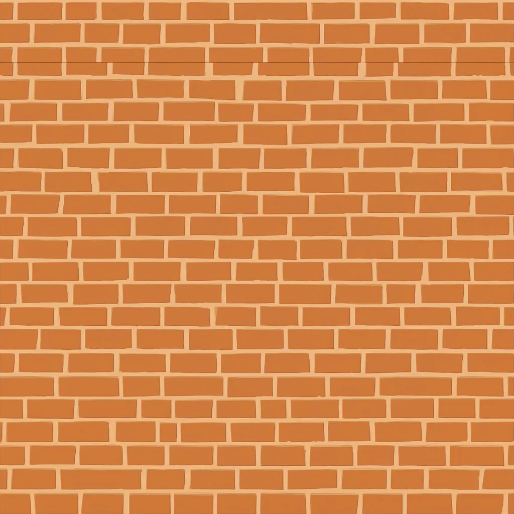 Brick Bond Pattern in Clay