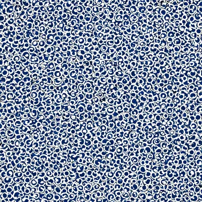 Interlocking Circles Pattern in Navy