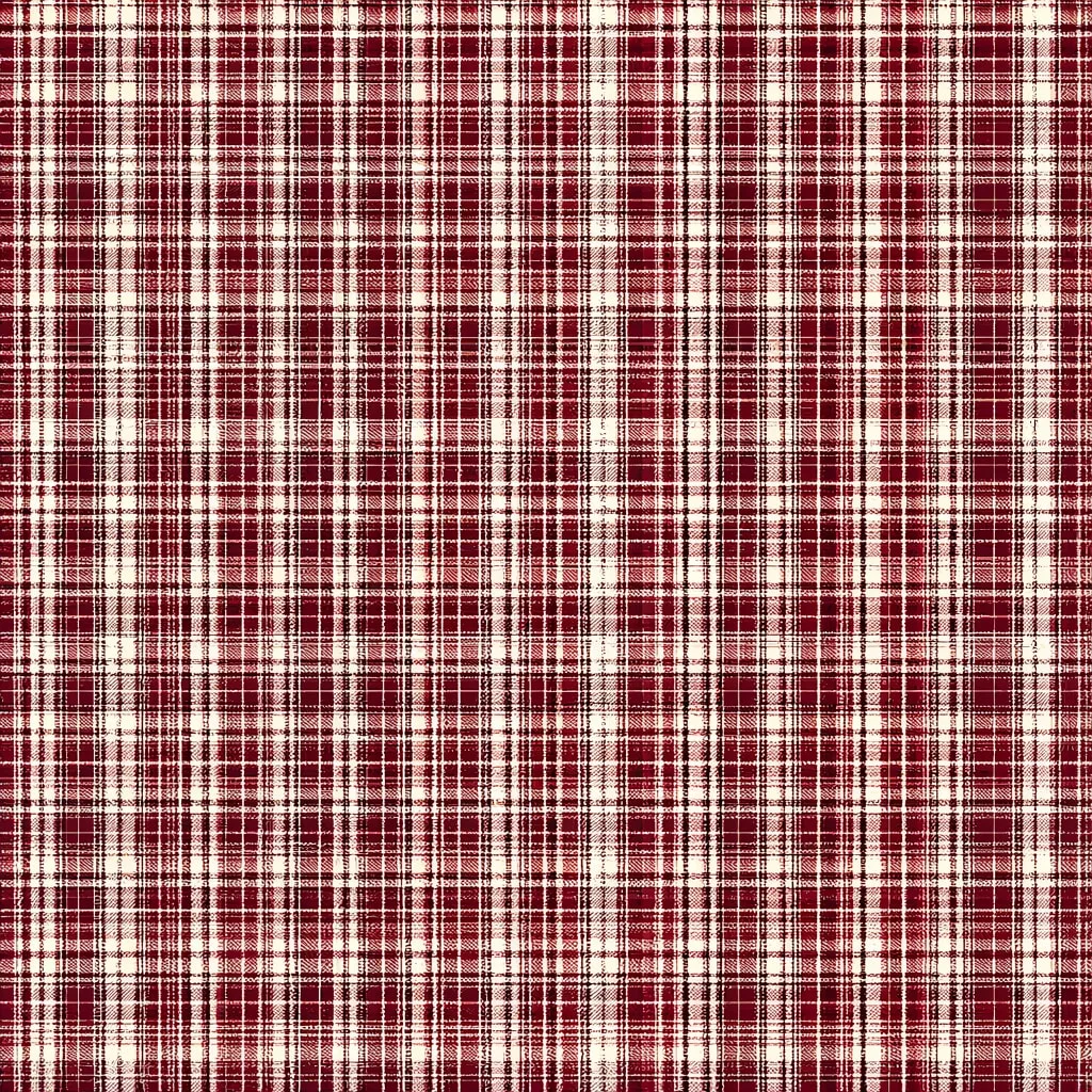 Tartan Plaid in Burgundy