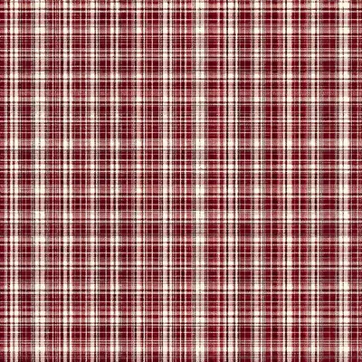 Tartan Plaid in Burgundy