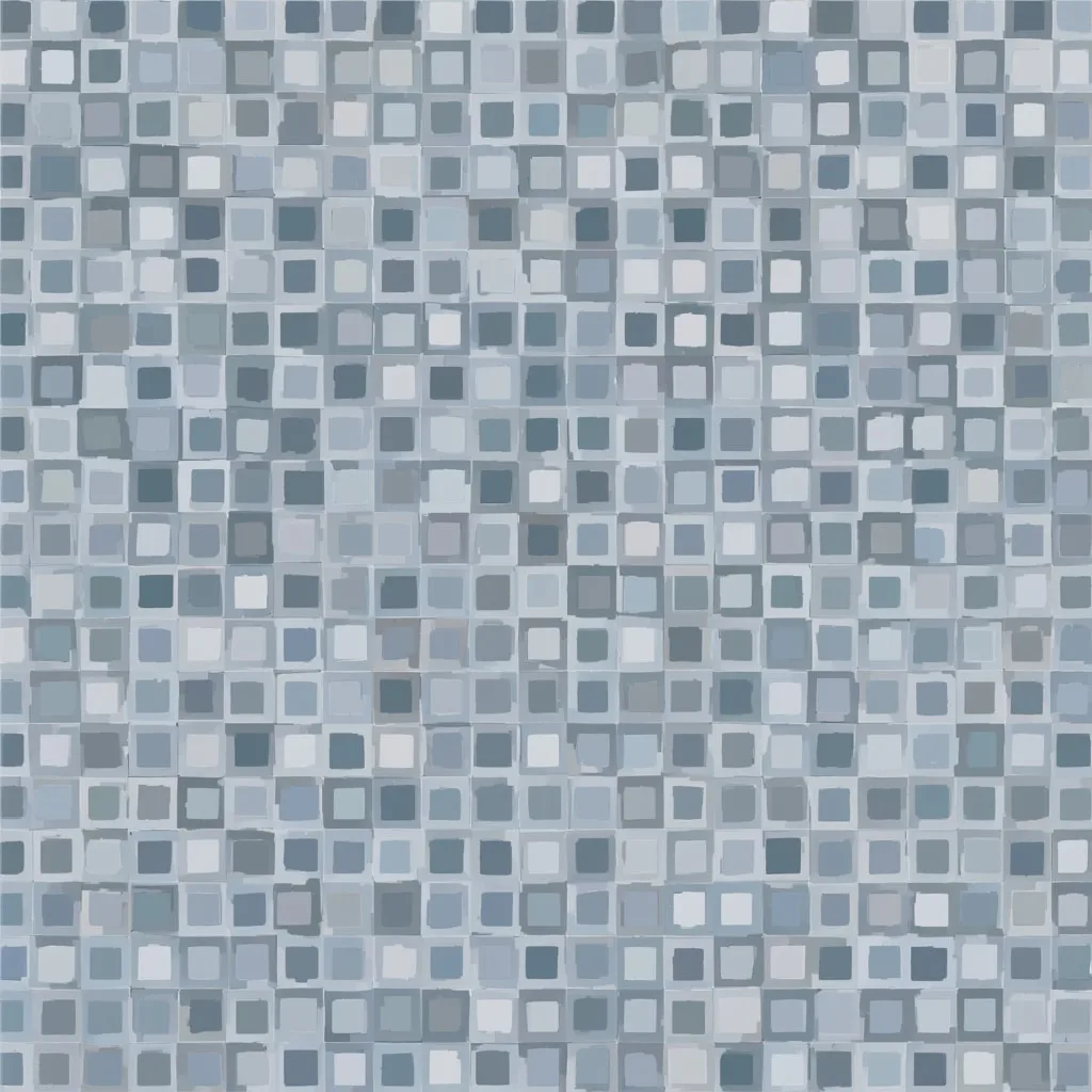 Offset Square Tiles in Slate