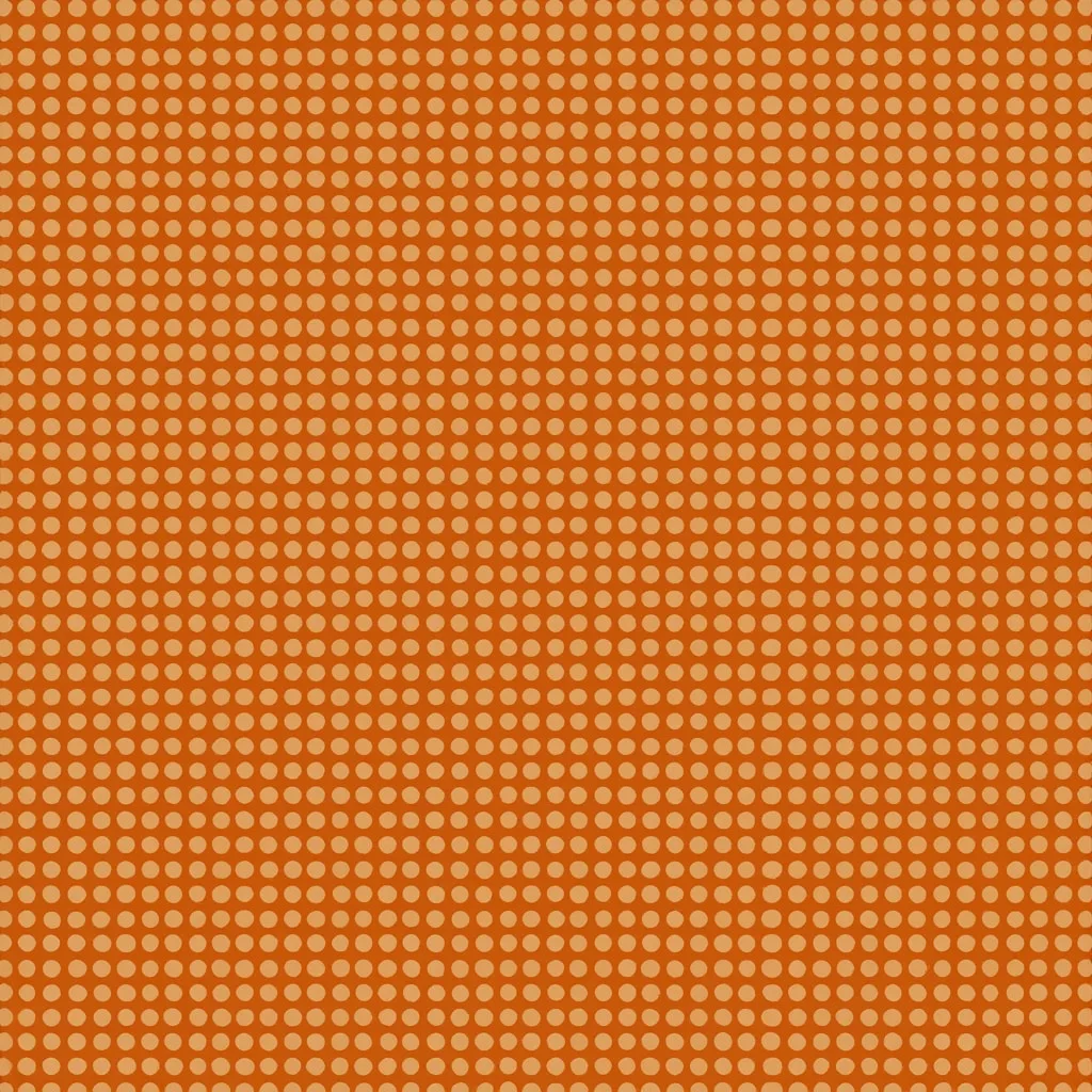 Dot Grid in Burnt Orange