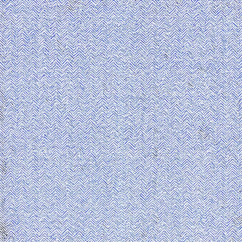 Fine Chevron in Indigo