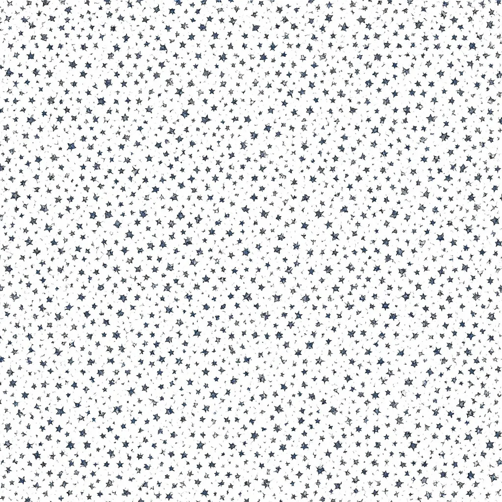 Small Star Scatter in Navy