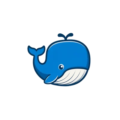 Whale Mascot Logo