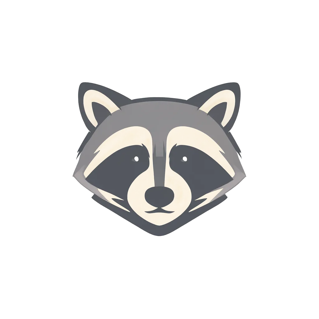 Raccoon Mark Logo
