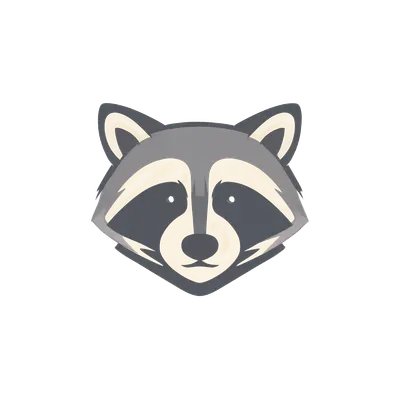 Raccoon Mark Logo