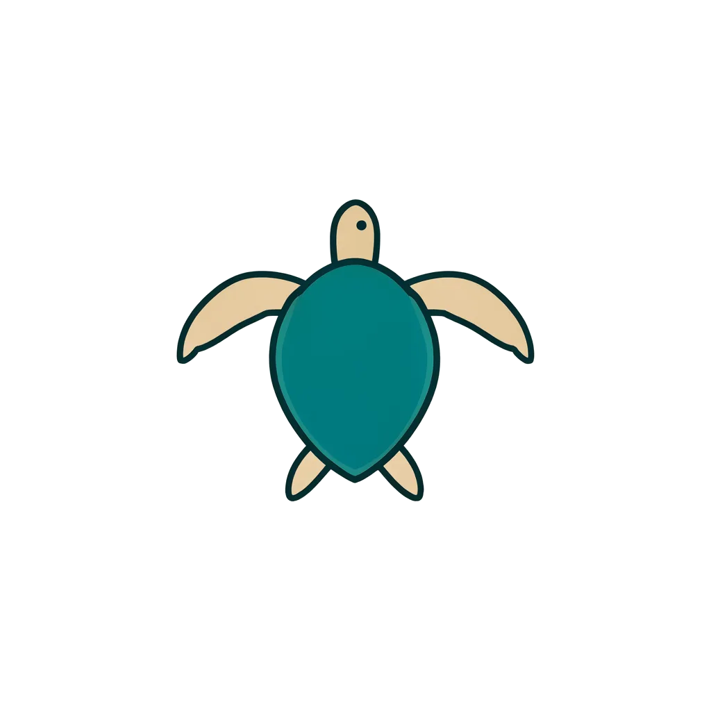 Sea Turtle Mark Logo