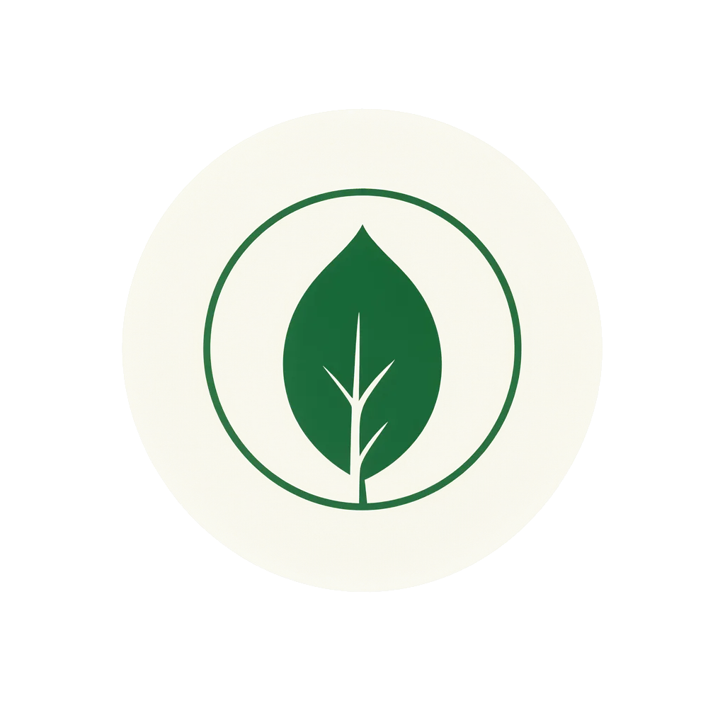 Leaf Circle Badge