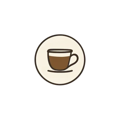 Coffee Cup Badge