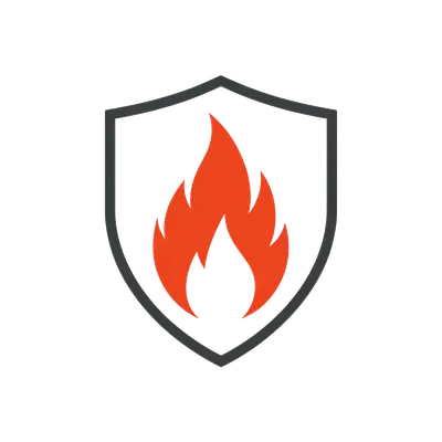 Flame Shield Badge