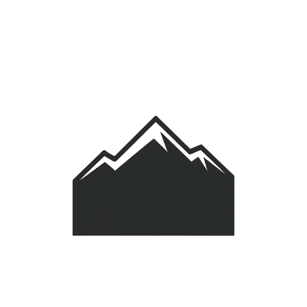 Mountain Negative Space Mark