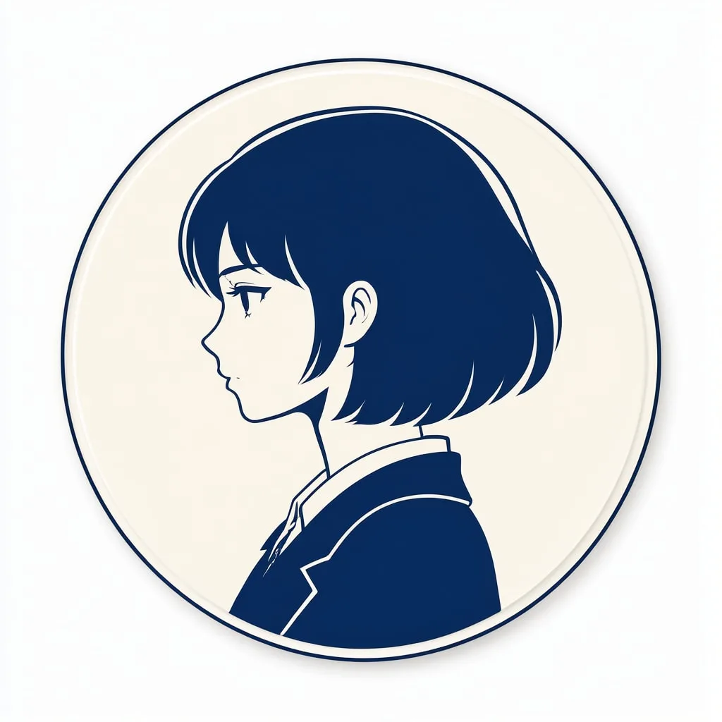 Anime Girl Avatar Badge