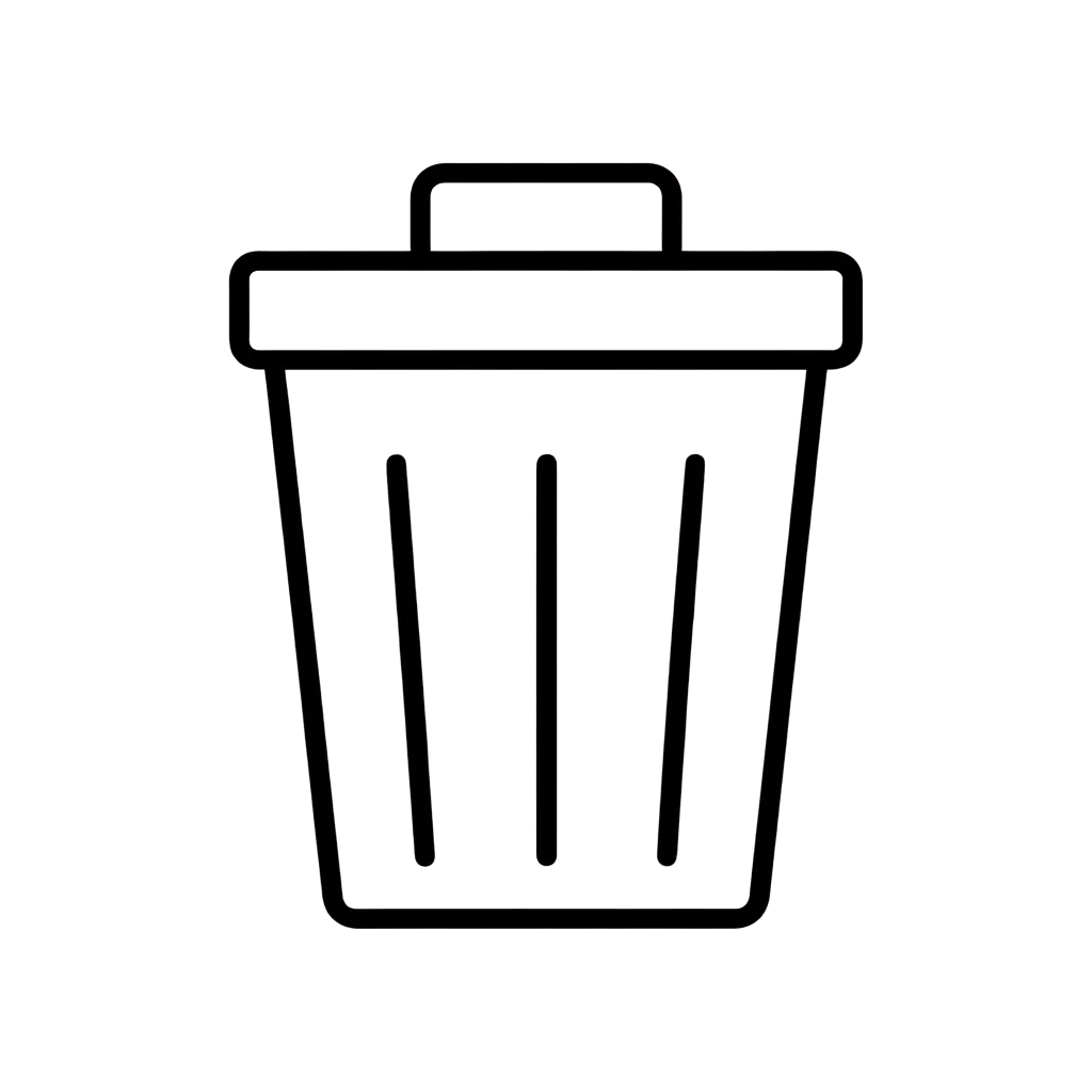 Trash Bin Icon