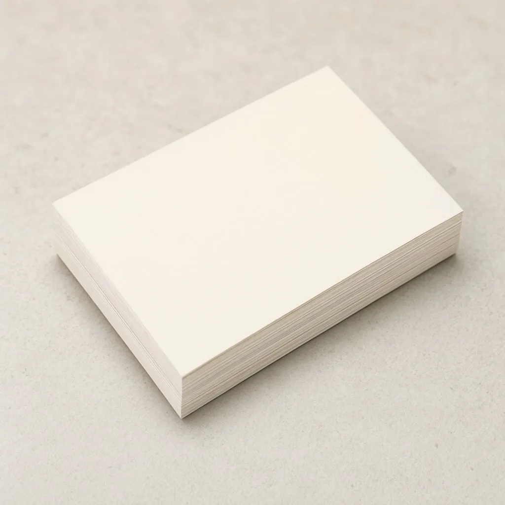 Blank Business Card Stack
