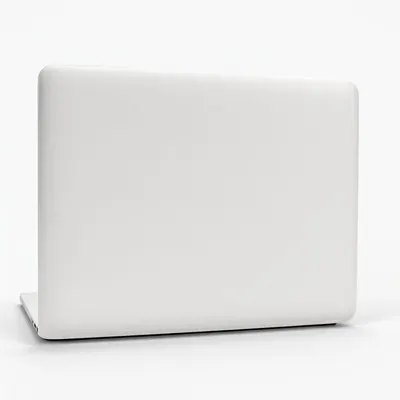 Blank Laptop Back View
