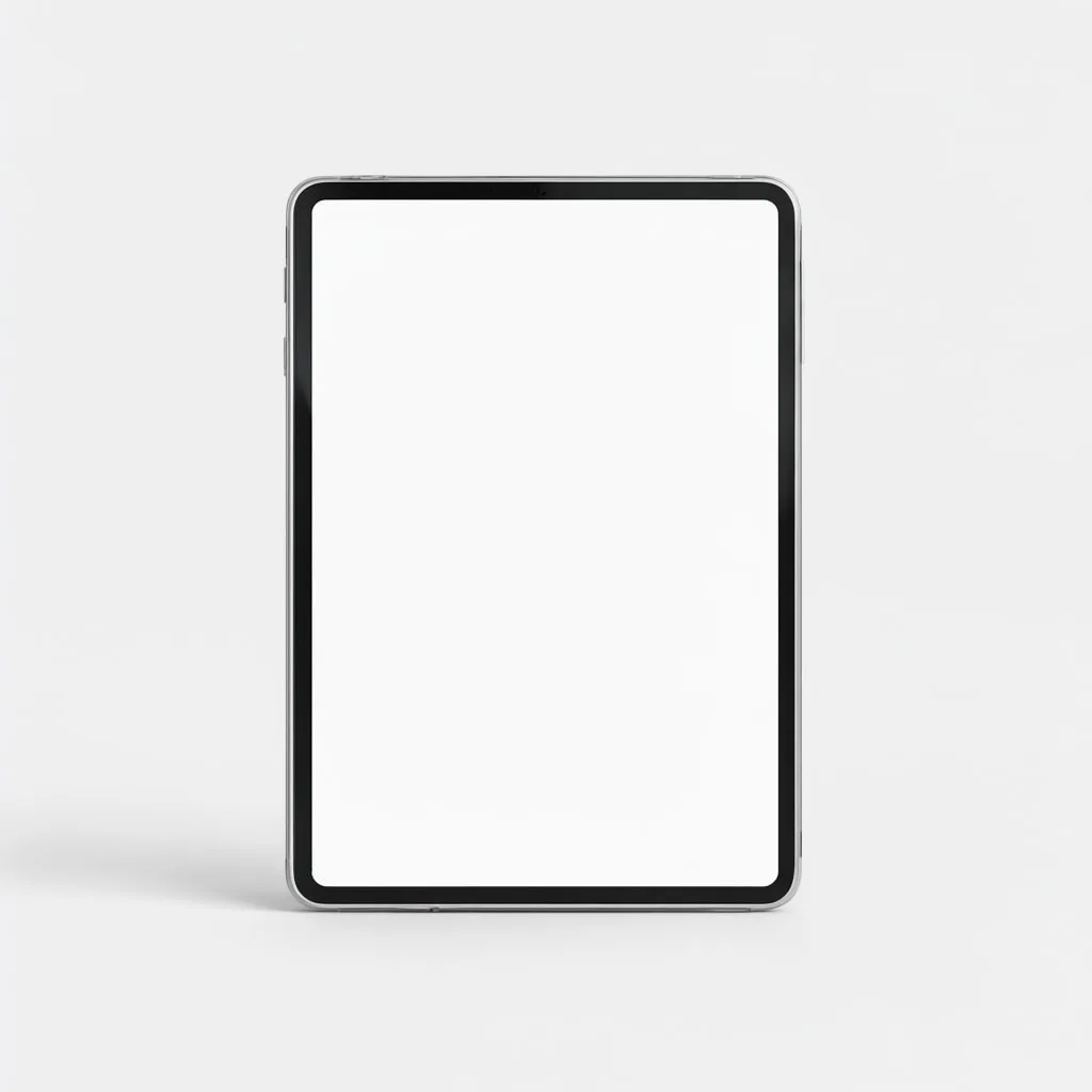 Blank Tablet Screen