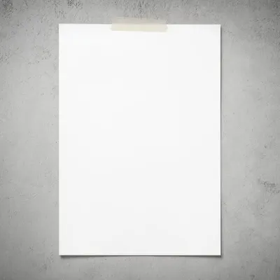 Blank Wall Poster Mockup