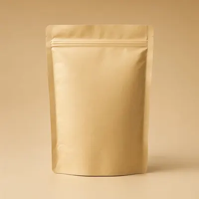 Blank Kraft Stand Up Pouch