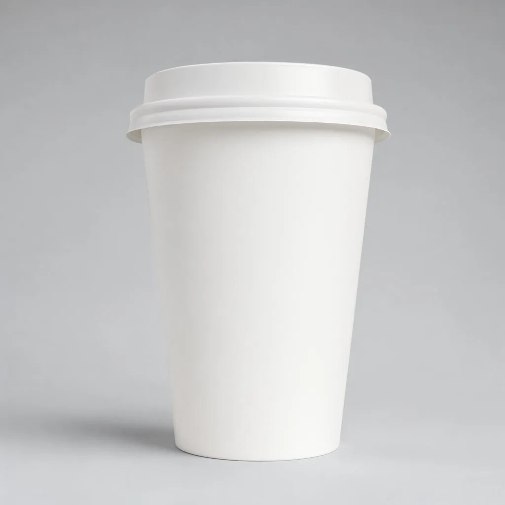 Blank Paper Coffee Cup