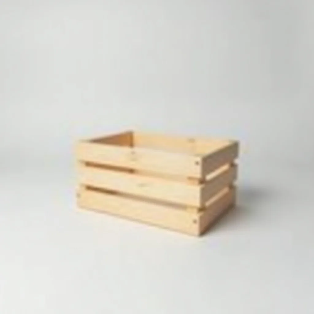 Blank Wooden Crate