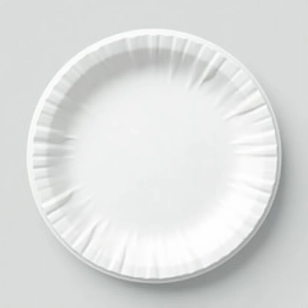 Blank Paper Plate
