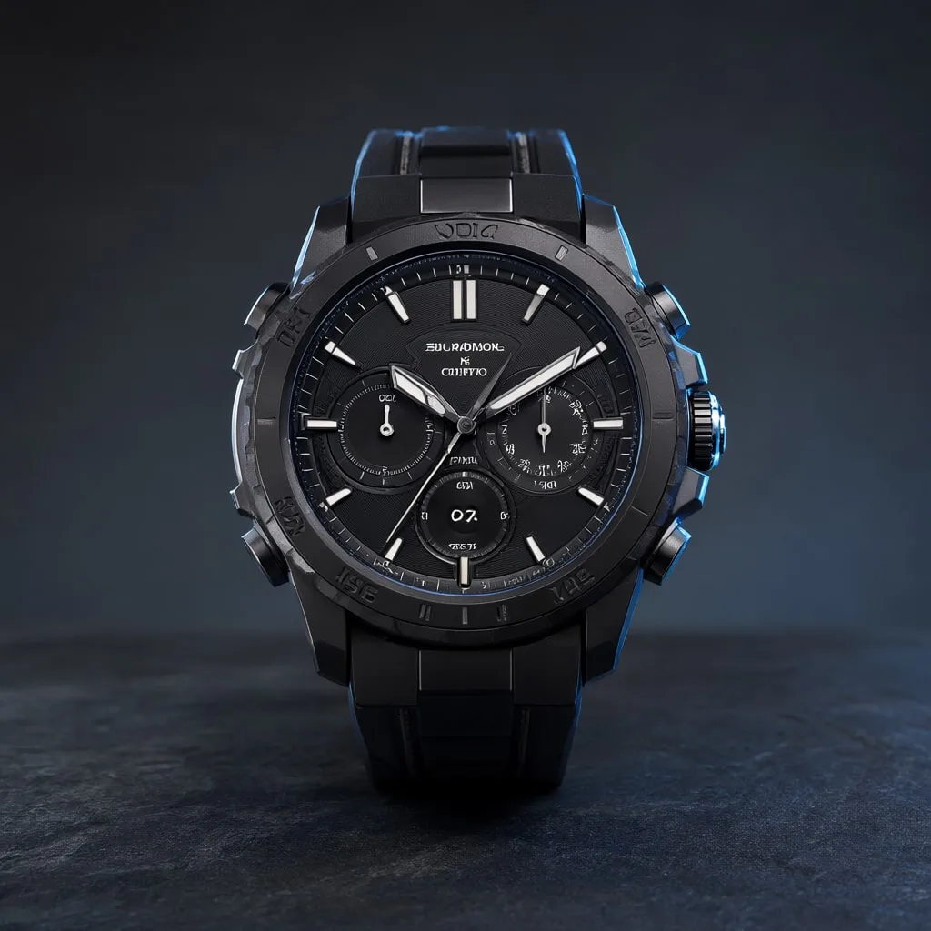Sport Watch on a Stone Slab