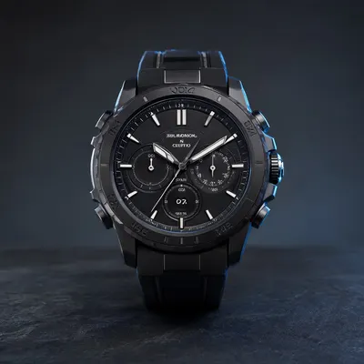 Sport Watch on a Stone Slab