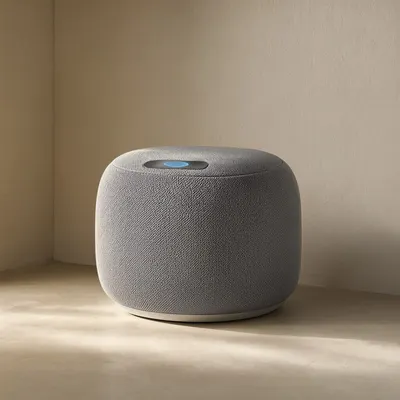 Smart Speaker on a Minimal Shelf