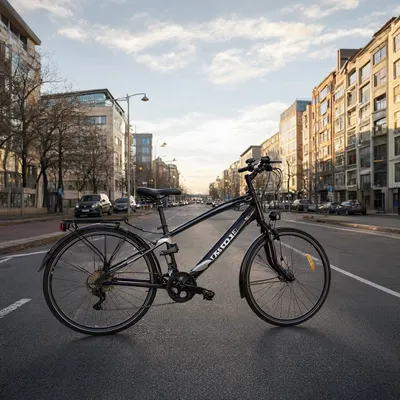 Bicycle in a City Street