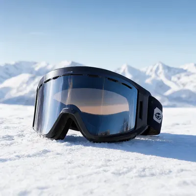 Ski Goggles on Snow