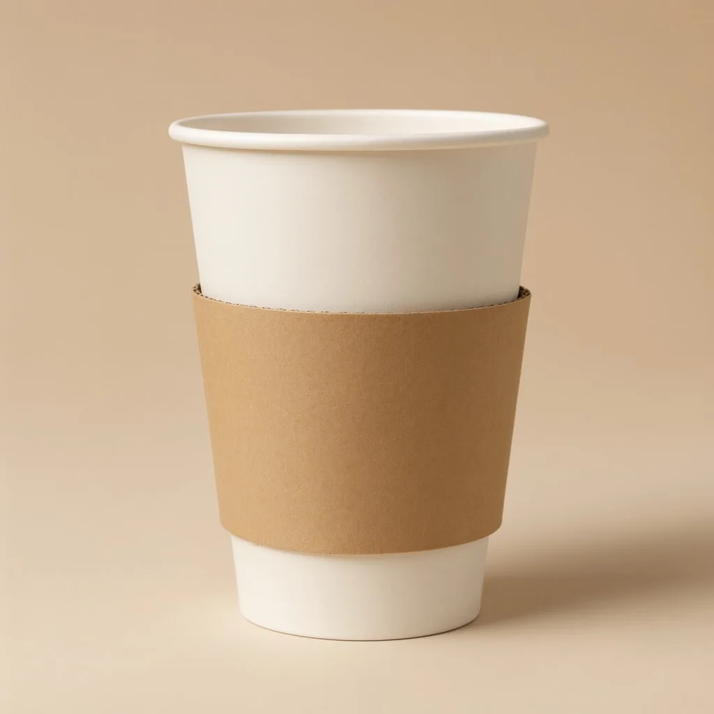 Blank Paper Cup with Sleeve