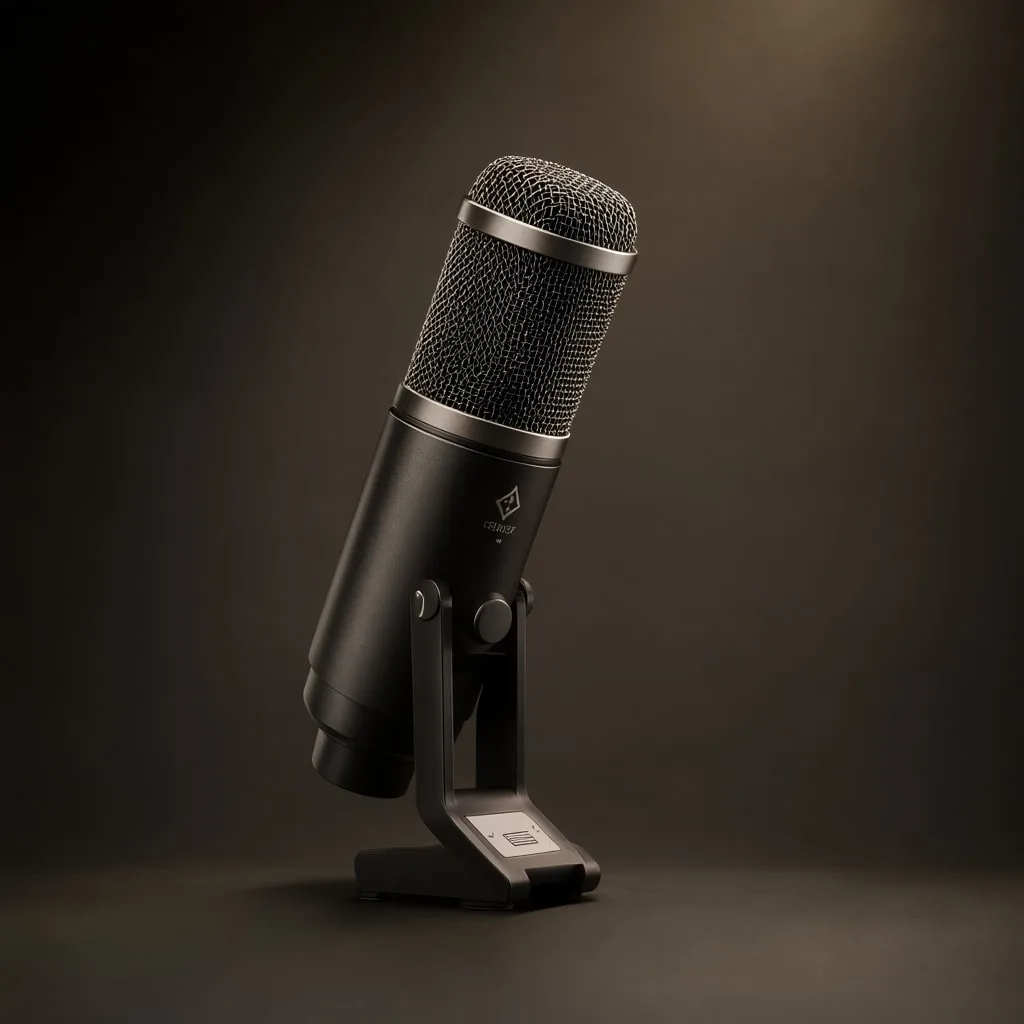 Studio Microphone on a Stand