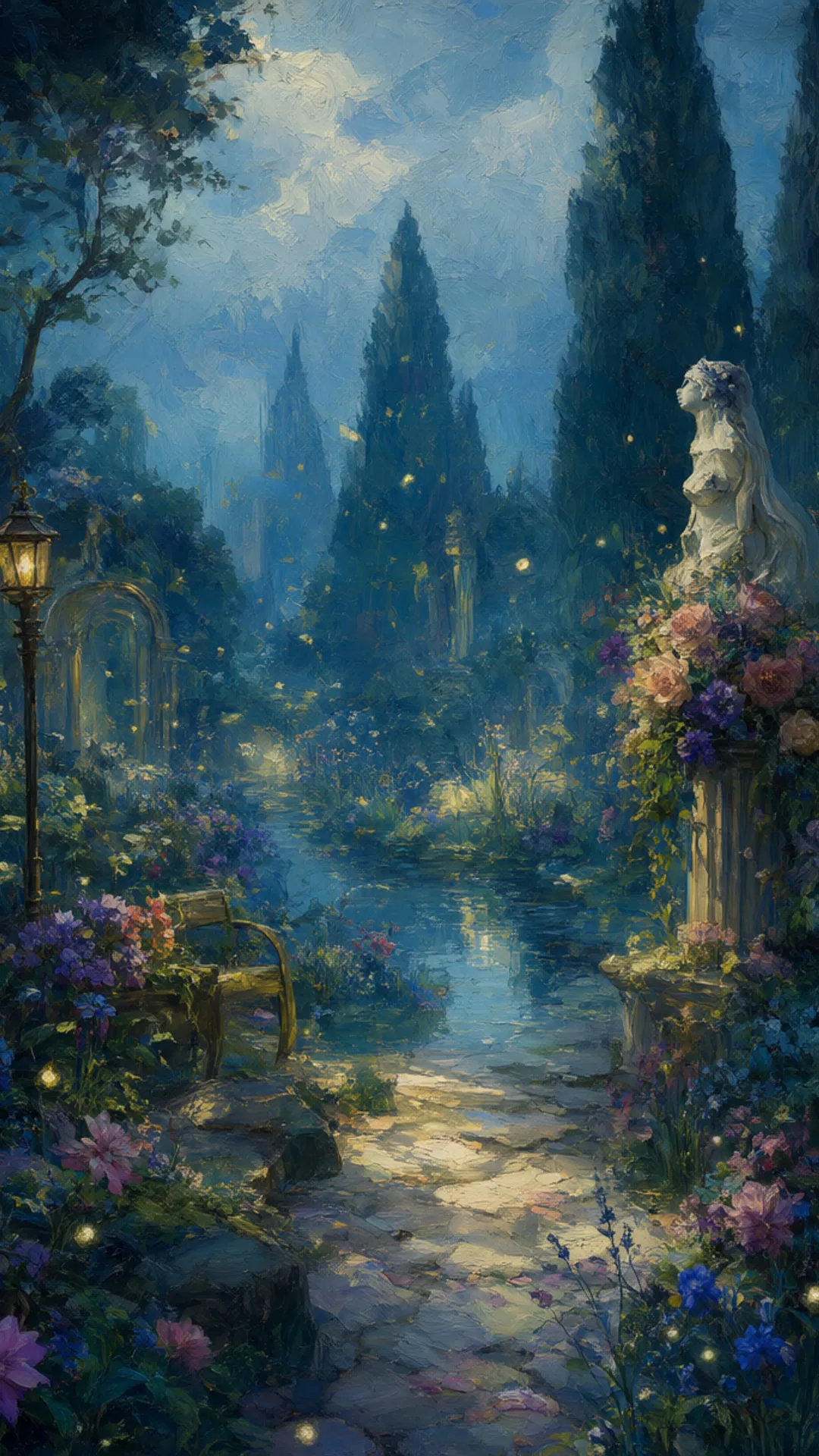 Fantasy Garden With Firefly ในพาเลทท์สุดเท่