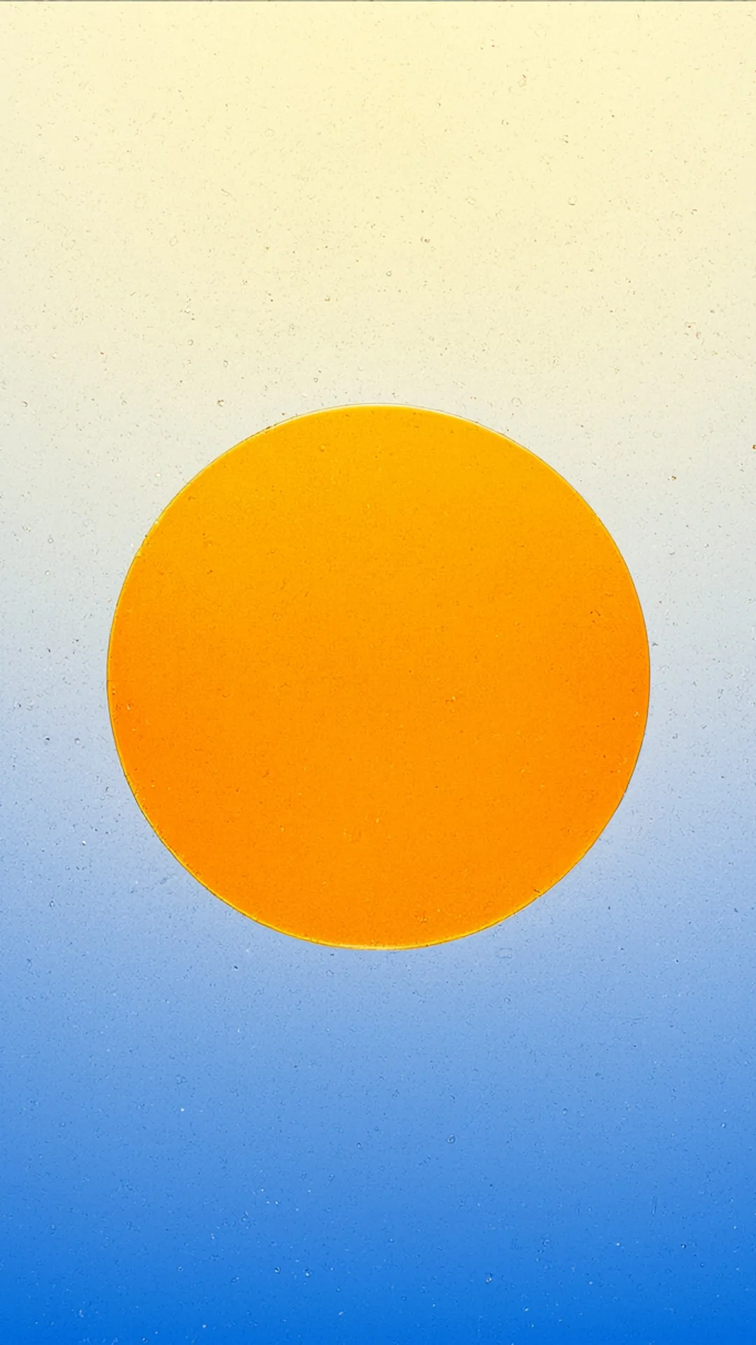Minimal Sun Circle with subtle grain
