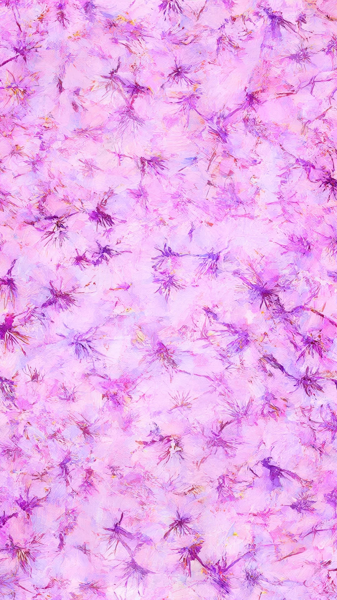 Anime Cherry Blossom Street in an oil painting style