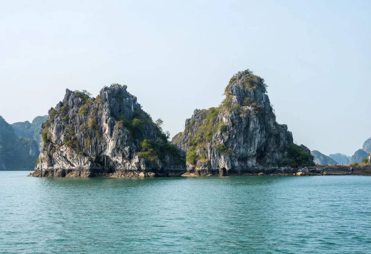 Halong Bay Karst on a quiet day