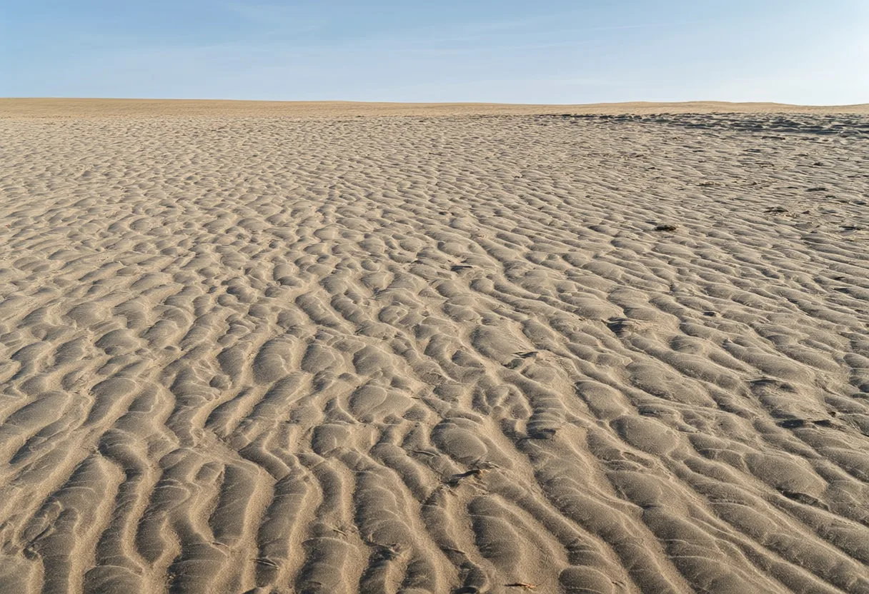 Sand Ripple Patterns after rain