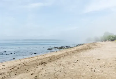 Lombok Beach in soft mist